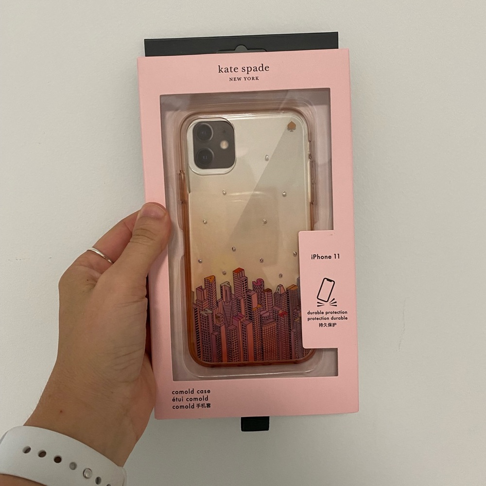 Kate spade pink New York City iPhone 11 Case
